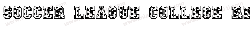 Soccer League College Regular字体转换